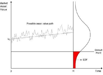 Figura 5 - Expected Default Frequency. Fonte: Dias (2012) 