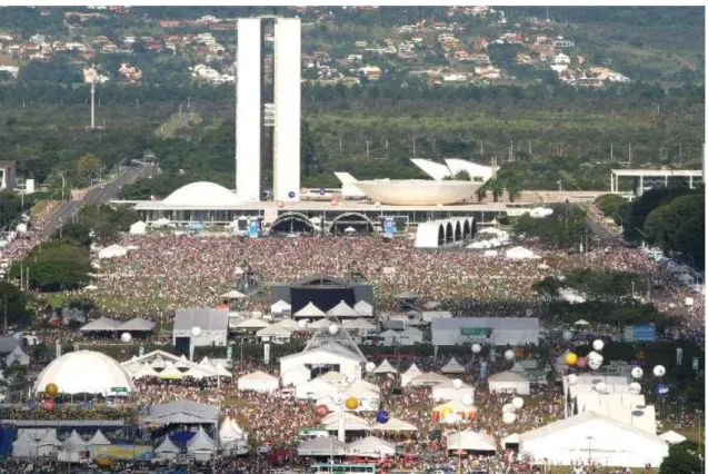 Figura 20. Festa do Aniversário de Brasília na Esplanada. Beto Barata/AE. Fonte: Estadão 