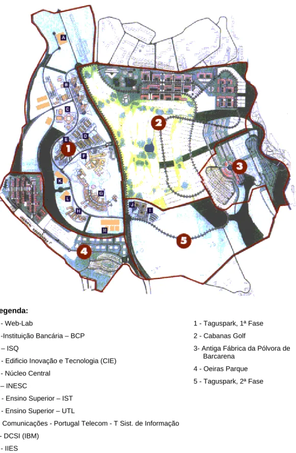 Figura 7 - Plano Integrado do Parque de Ciência e Tecnologia 
