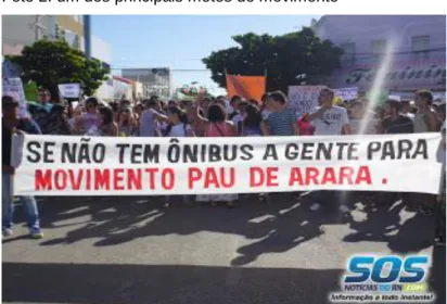 Foto 2: um dos principais motes do movimento 