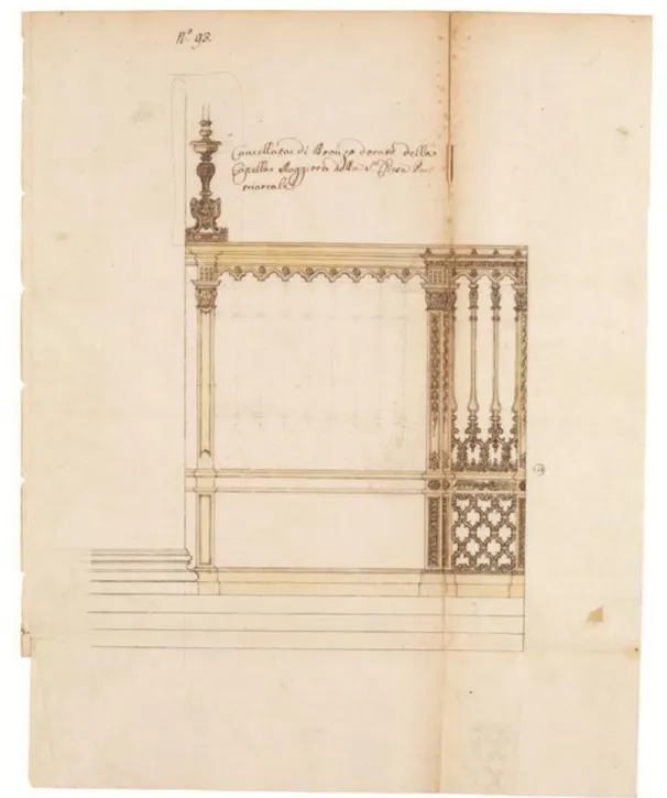 Fig. 9 – Cancelada da capela-mor da Patriarcal 