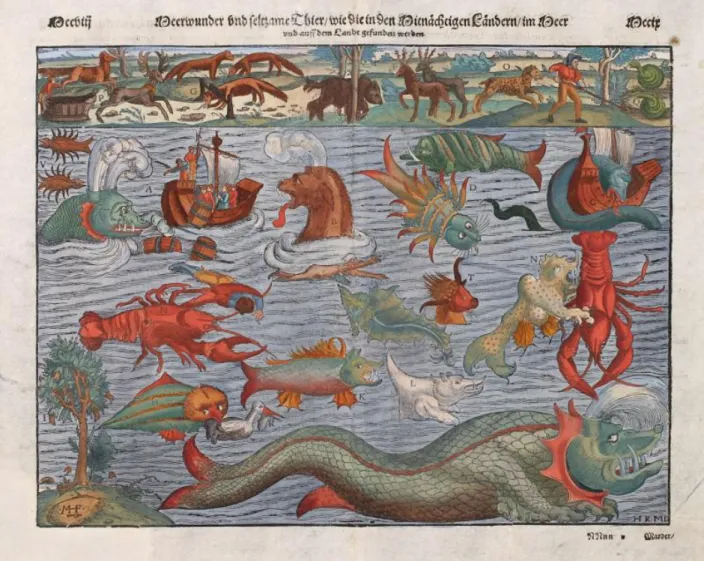 Illustration by Sebastian Münster, ca. 1544. Click here  to view source.
