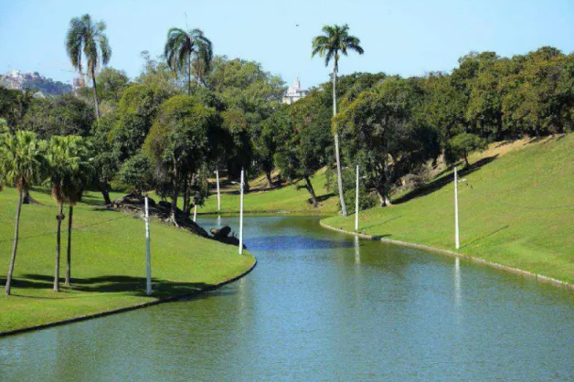 Figura 1: Jardins da Quinta da Boa Vista. Rio de Janeiro. Jardim projetado em estilo romântico inglês