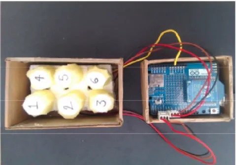 Figure 2.1: Unit-celled refreshable braille display[27].