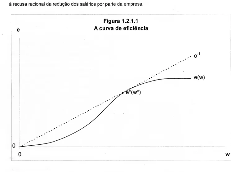 Figura 1.2.1.1  A curva de eficiência 