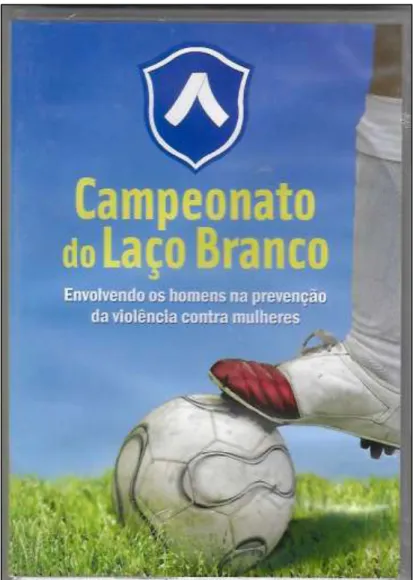 Figura 4. Laço branco. Capa de DVD de capanha institucional do Laço Branco no Brasil. 