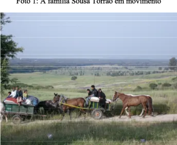 Foto 1: A família Sousa Torrão em movimento