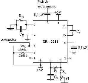 Figura 7 – Circuito detector de tom. 