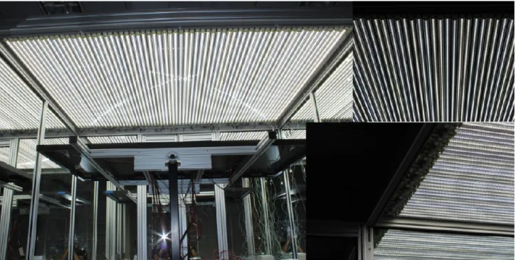 Figure 19 – LED lamps disposition inside to illumination setup 