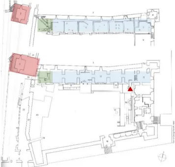 Fig. 64 | Planta parcial piso 0 e  1  -  Museo  de  Castelvecchio,  -  Verona, Arq. Carlo Scarpa 