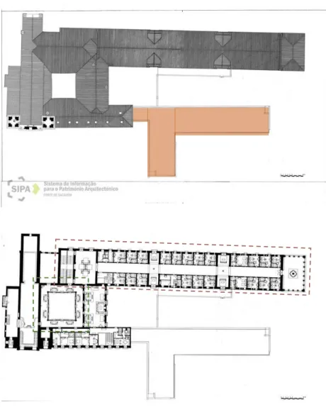 Fig.  54  |  Nova  adição  de  alojamentos, Santa Marinha da  Costa,  Guimarães,  Arq