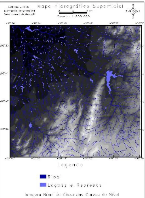 Figura 3 – Mapa hidrográfico. 