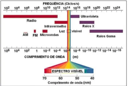 Figura 2.3: O Infravermelho no Espectro Electromagnético[2]