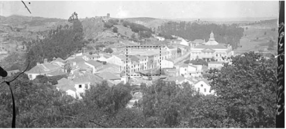 Figura 13 -  Fotografia de Alenquer em  1900  (autor desconhecido)