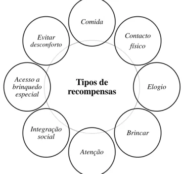 Figura 7 – Tipos de recompensas, de acordo com Overall (2013a).  