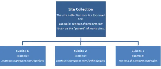 Figura 3.5: Esquema Site Collection