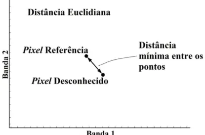 Figura 7 - Representação da DE em um espaço bidimensional. 
