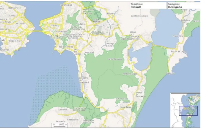 Figura 4 – Região central da cidade de Florianópolis 
