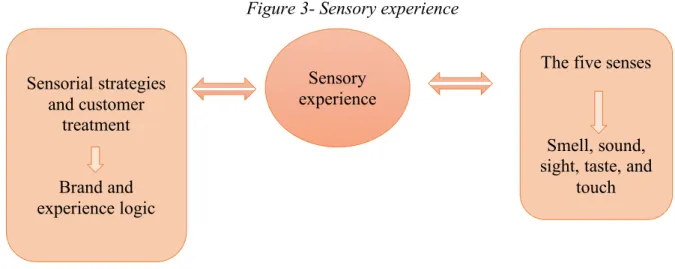 Figure 3- Sensory experience 