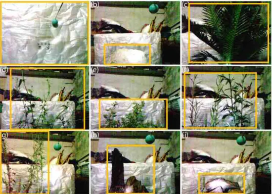 Figure 10: Objects used for classification accuracy analysis in a controlled environment, as seen from the robot with its depth sensor