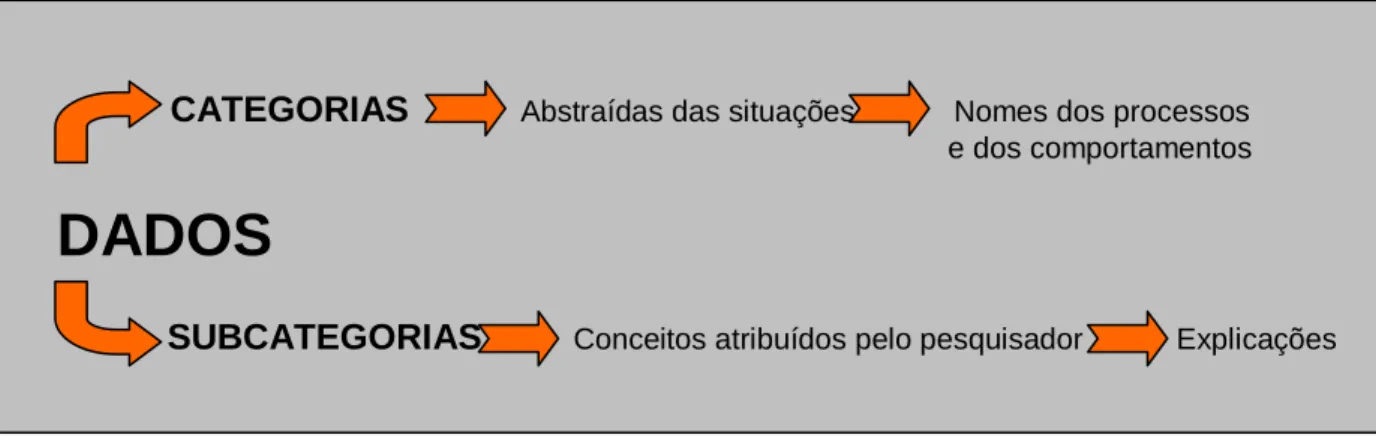 Figura  9:  Representação  gráfica  do  produto  da  codificação  aberta,  Por  Cassiani,  Caliri  e  Pelá 49 (1996, p.80)
