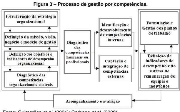 Figura 3 – Processo de gestão por competências. 