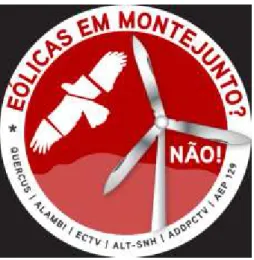 Figura 3 Logotipo do movimento contra o parque eólico de Montejunto 