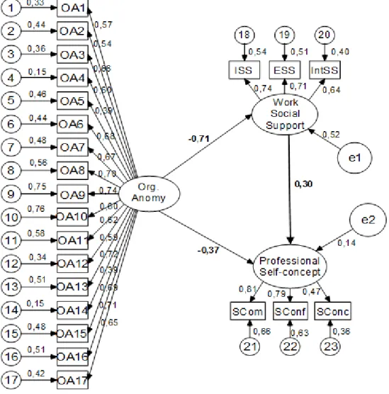 Figure 1:     Structural Equation Model 