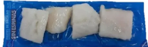 Figura 1.4 - Migas de bacalhau em ponto de sal (300g) Figura 1.5 – Tacos de bacalhau em ponto de sal (400g)Figura  1.1  -  Logotipo MareDeus (fonte: 