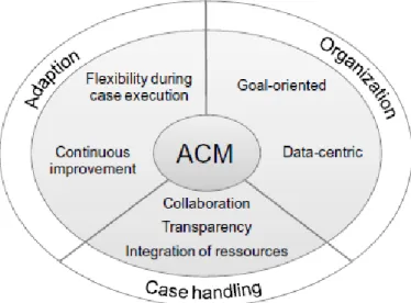 Figura 7: Princípios do Adaptive Case Management (Herrmann and Kurz, 2011) 