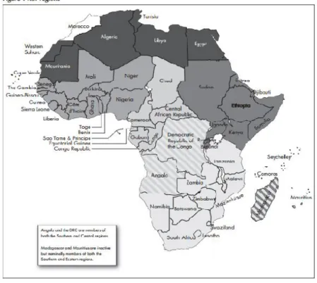 Figura 3. African Standby Brigades (Cilliers, 2008:2) 19