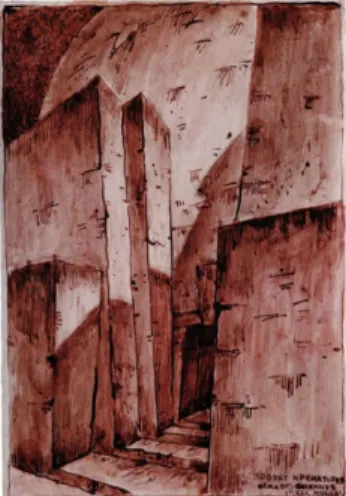 Fig. 3 - Grain Elevator (1922). Revelação e expressão  da forma, de G. Vegman. – Realizado no atelier de N