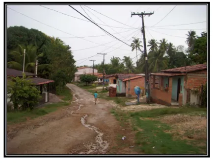 Fig. 5.8 – Vista parcial da  comunidade de Matarandiba 