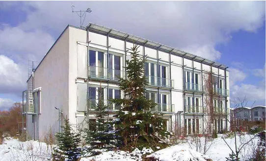Figura 9 - Primeira Casa Passivhaus em Darmstadt, na Alemanha (Fonte: Passipedia, 2014) 