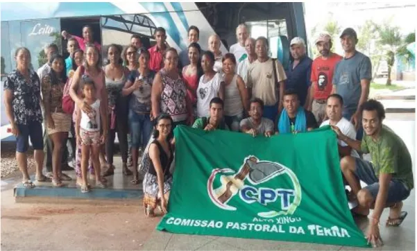 Figura  2: Equipe CPT a caminho do Congresso em Porto Velho. Fonte: CPT, julho de 2015