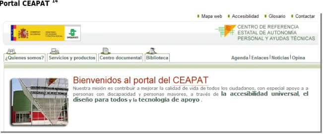 Ilustración 14    Imagen Sitio Web CEAPAT 