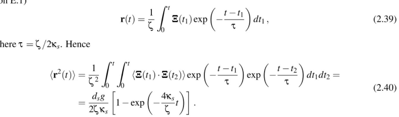 Figure 2.1: With eq. (2.42) we are capable of calculating the position correlation of our two-monomer chain to which we can compare to eq