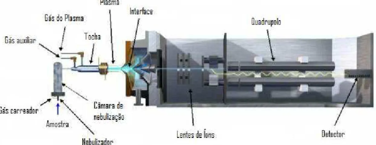 Figura 9: Diagrama de um ICP-MS
