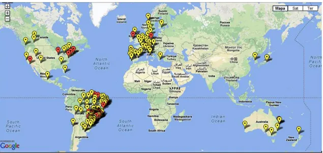 Figure 1. Demonstrations around the world (June 17–30, 2013). 