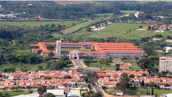 FIGURA 1 - VISTA AÉREA DA ESCOLA PREPARATÓRIA DE CADETES DO EXÉRCITO FONTE: http://megaconstrucciones.net/images/urbanismo/foto23/campinas-36.jpg 