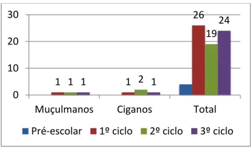 Figura 4. Número de alunos NEE 