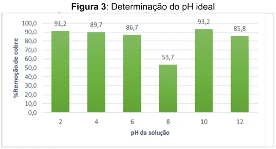 Figura 3: Determinação do pH ideal 