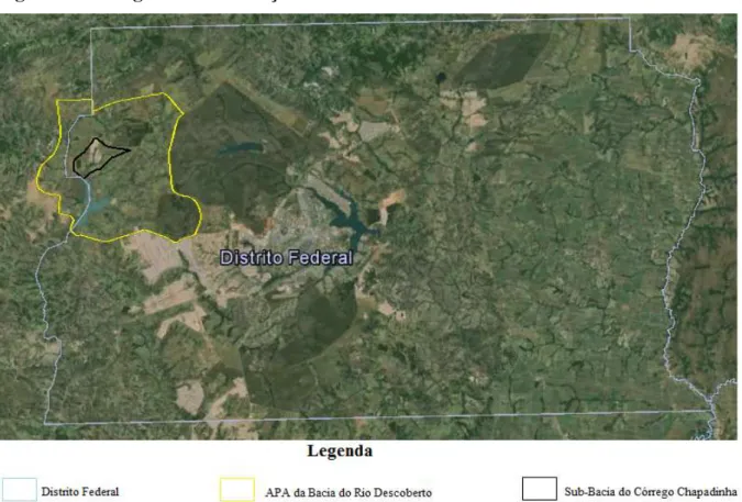 Figura 06 – Imagem de Localização da APA da Bacia do Rio Descoberto. 