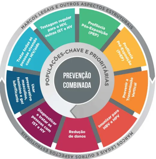 Figura 1. Mandala de Prevenção Combinada do HIV 