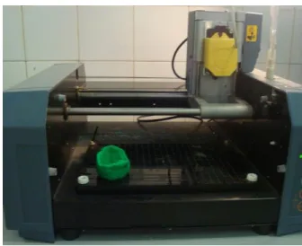 Fig. 1 – Roland Modela MDX-20 equipment. 