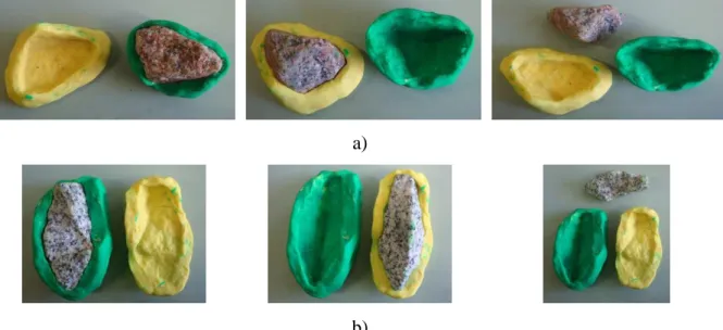 Fig. 3 shows that the material captures well the shape and surface of the particles, leading to  satisfactory results