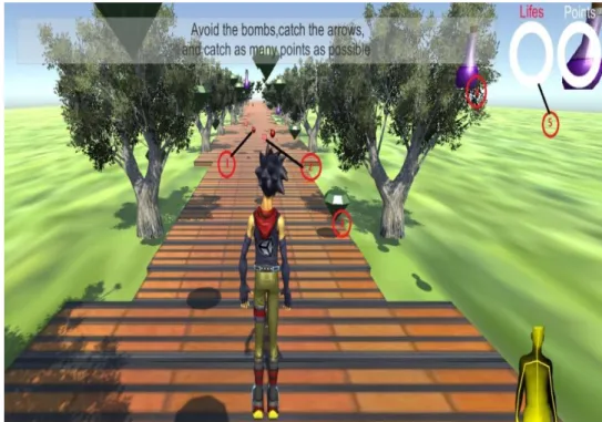Figure 24. Infinite Runner play interface