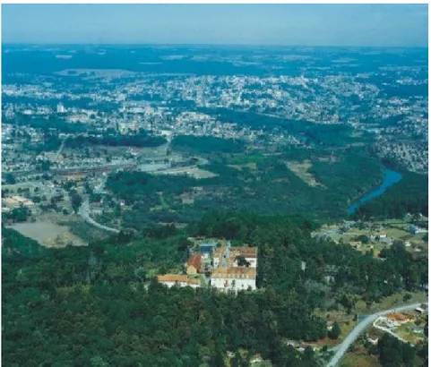 FIGURA 11 - VISTA AÉREA DO SEMINÁRIO SERÁFICO 