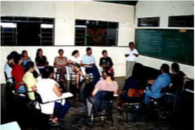 Figura 5: Sala de Alfabetização de Jovens e Adultos (arquivos CEDEP) 