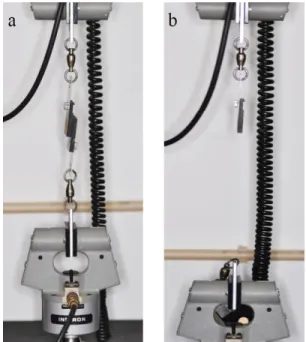 Figure 3.3 – Shear bond strength device  with gypsum. 